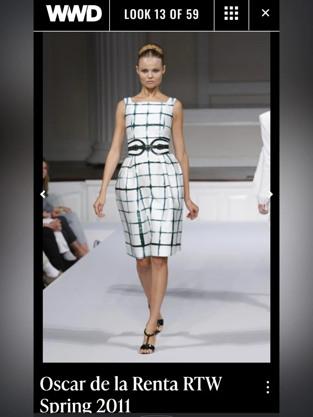 Gorgeous Vintage Italian Leather Corset Belt - Oscar de la Renta Runway Sample